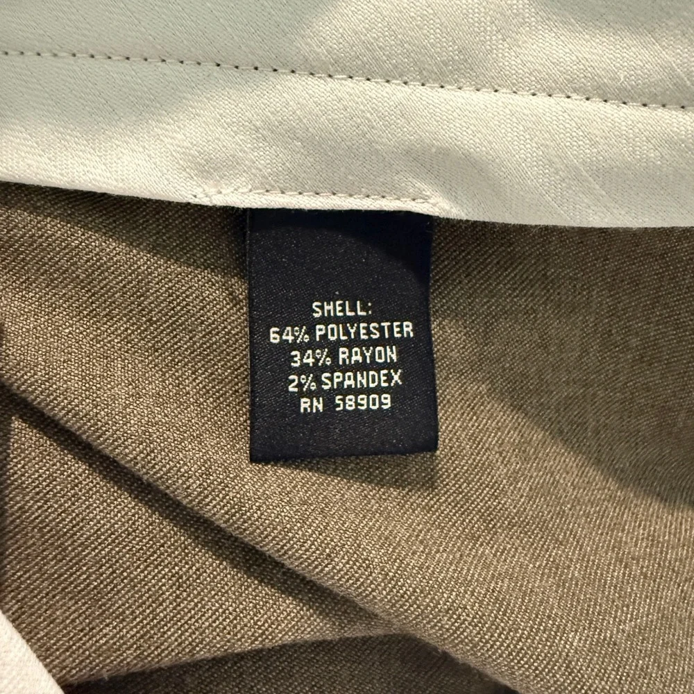 Murano Mens Dress Pants‎ 36x30 Tan Brown Pleated Front Straight Leg Trousers